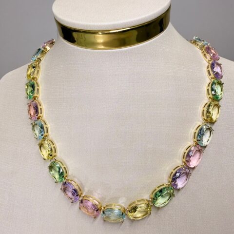 Riviera Cristal Colors - Revestida em Banho de 18K