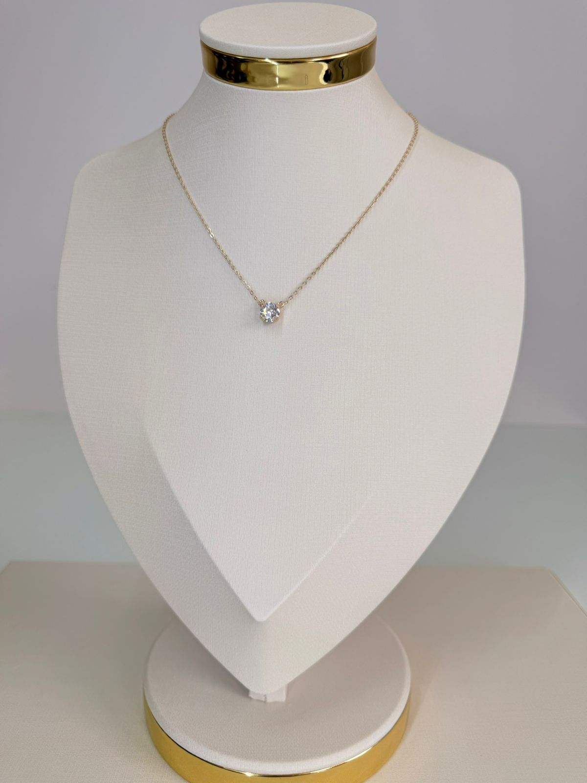 Ponto de Luz Cristal Dourado - 8MM - Imagem 2