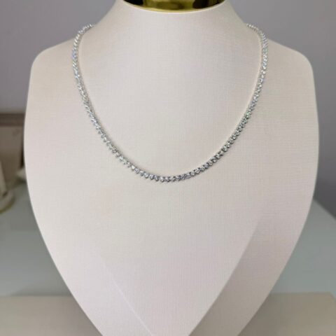 Riviera Prata 925 Moissanite